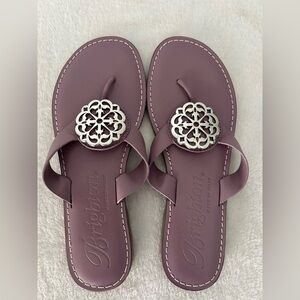Brighton Women's Lavender Sandals with Silver Accents